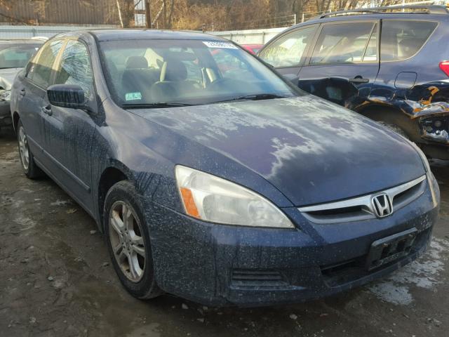 1HGCM56166A048282 - 2006 HONDA ACCORD VAL BLUE photo 1