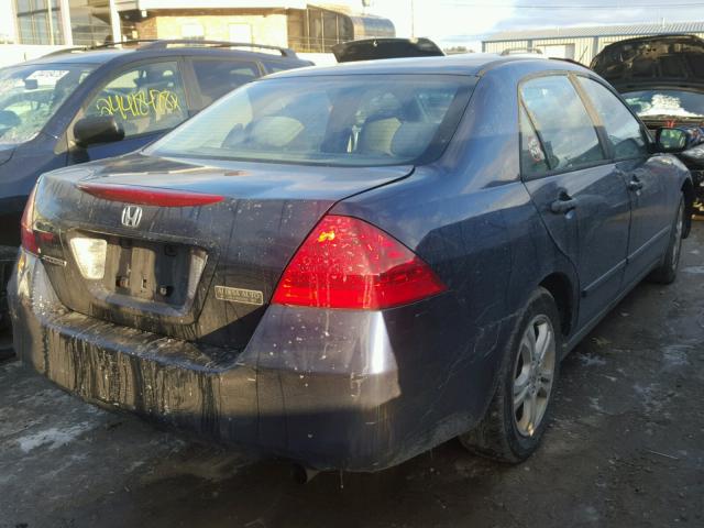 1HGCM56166A048282 - 2006 HONDA ACCORD VAL BLUE photo 4