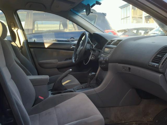 1HGCM56166A048282 - 2006 HONDA ACCORD VAL BLUE photo 5