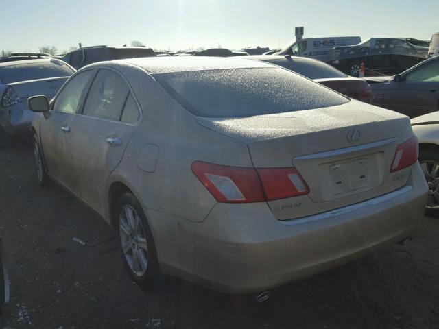 JTHBJ46G372083745 - 2007 LEXUS ES 350 TAN photo 3