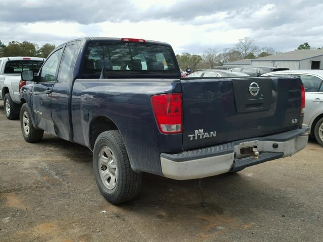 1N6BA06A57N201912 - 2007 NISSAN TITAN XE BLUE photo 3