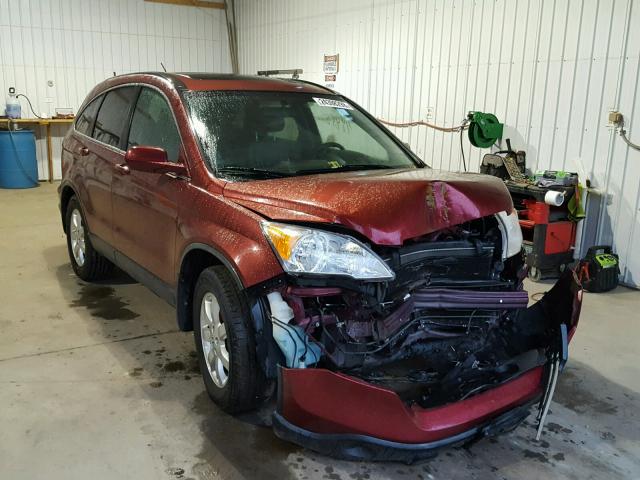 JHLRE38797C039547 - 2007 HONDA CR-V EXL MAROON photo 1