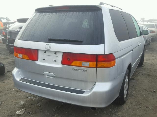 5FNRL18814B147241 - 2004 HONDA ODYSSEY EX SILVER photo 4