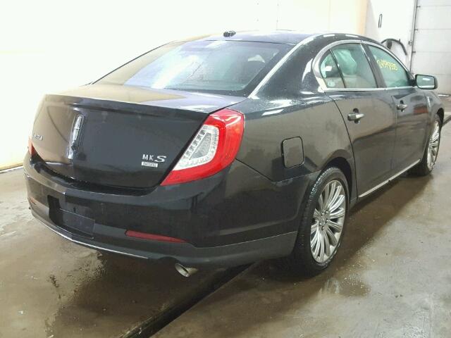 1LNHL9EK2DG618597 - 2013 LINCOLN MKS BLACK photo 4