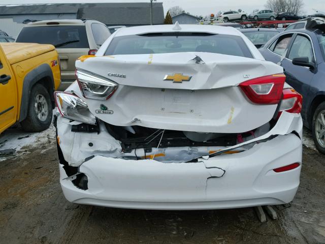 1G1BE5SM3G7320527 - 2016 CHEVROLET CRUZE LT WHITE photo 9