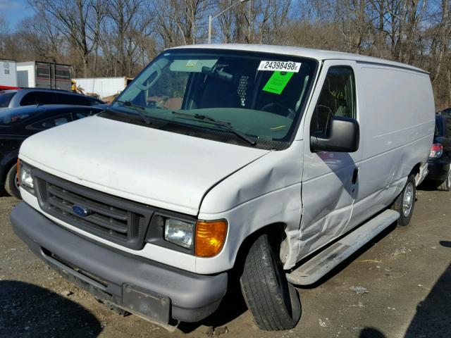 1FTNE24W67DA29720 - 2007 FORD ECONOLINE WHITE photo 2