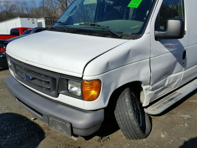 1FTNE24W67DA29720 - 2007 FORD ECONOLINE WHITE photo 9