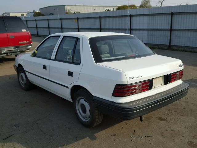 1P3AP28D4RN142516 - 1994 PLYMOUTH SUNDANCE WHITE photo 3