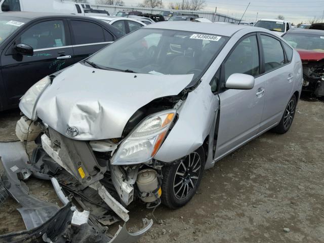 JTDKB20U377552434 - 2007 TOYOTA PRIUS SILVER photo 2