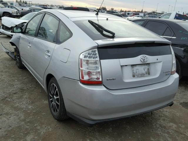 JTDKB20U377552434 - 2007 TOYOTA PRIUS SILVER photo 3