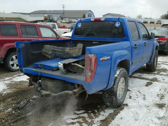 1GTDT13E178124392 - 2007 GMC CANYON BLUE photo 4