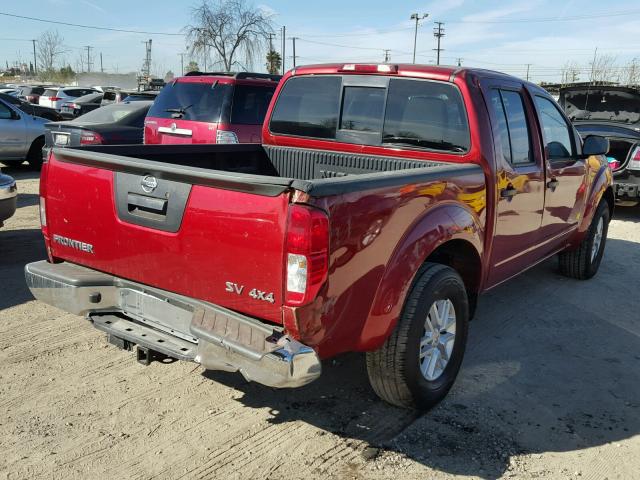 1N6AD0EV8HN718081 - 2017 NISSAN FRONTIER S BURGUNDY photo 4