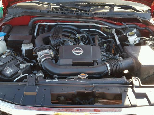 1N6AD0EV8HN718081 - 2017 NISSAN FRONTIER S BURGUNDY photo 7