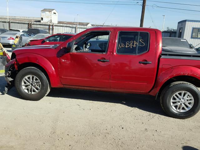 1N6AD0EV8HN718081 - 2017 NISSAN FRONTIER S BURGUNDY photo 9