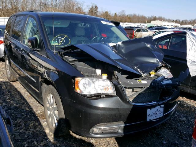 2C4RC1BG4DR645941 - 2013 CHRYSLER TOWN & COU BLACK photo 1