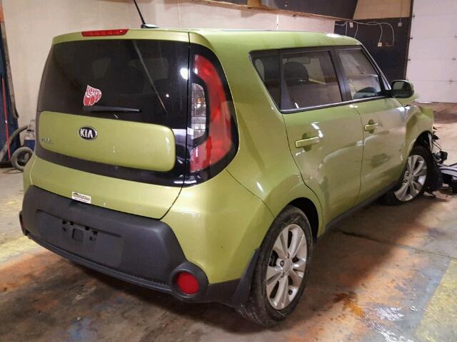 KNDJP3A52F7759017 - 2015 KIA SOUL + GREEN photo 4