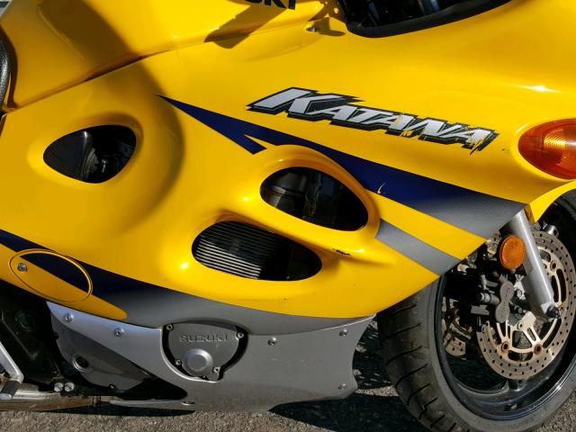 JS1GN79A722101462 - 2002 SUZUKI GSX600 F YELLOW photo 7