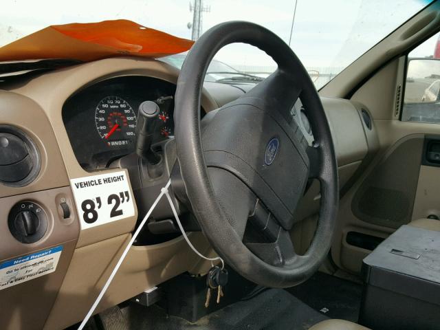 1FTRF12278KB87781 - 2008 FORD F150 Սպիտակ լուսանկար 10