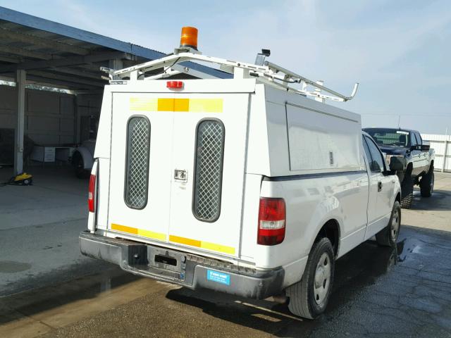 1FTRF12278KB87781 - 2008 FORD F150 Սպիտակ լուսանկար 4