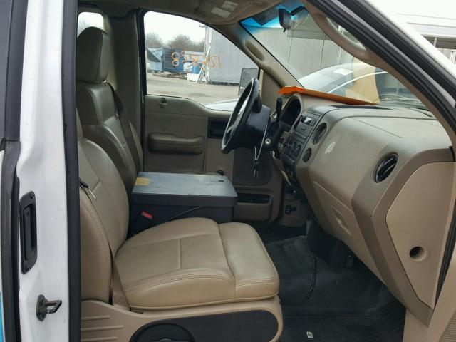 1FTRF12278KB87781 - 2008 FORD F150 Սպիտակ լուսանկար 5