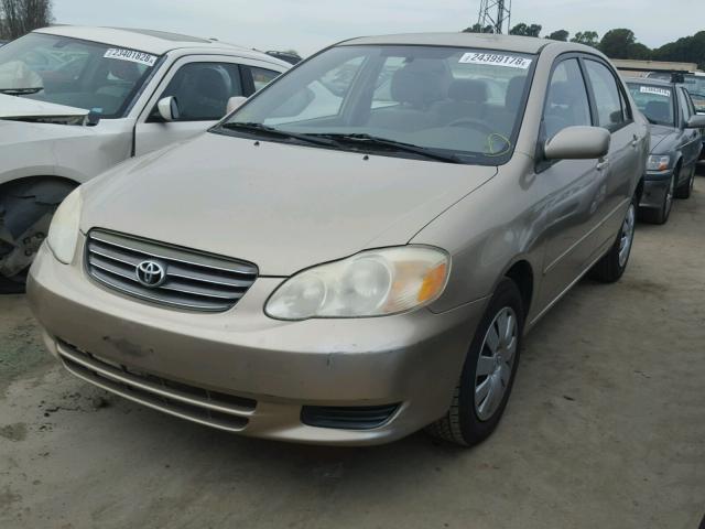 1NXBR32E14Z259048 - 2004 TOYOTA COROLLA CE TAN photo 2