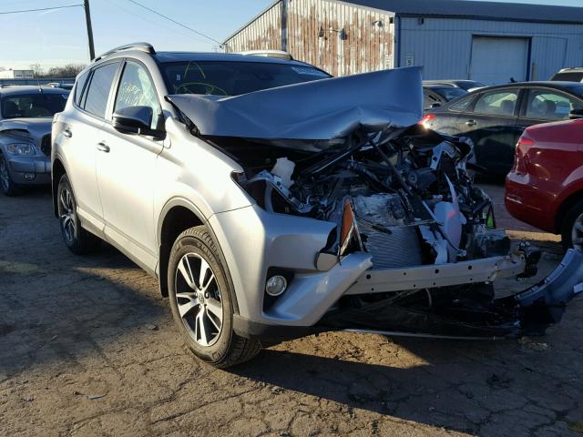 2T3RFREV9HW668496 - 2017 TOYOTA RAV4 XLE SILVER photo 1