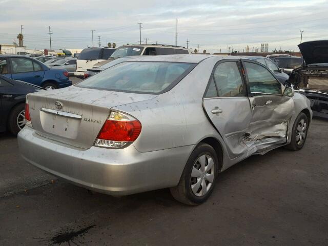4T1BE32K76U654114 - 2006 TOYOTA CAMRY LE SILVER photo 4