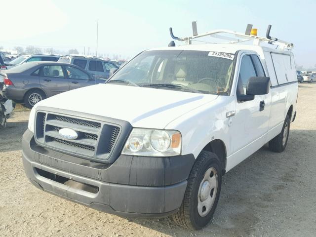 1FTRF12218KB62763 - 2008 FORD F150 WHITE photo 2