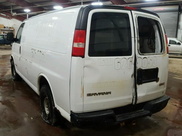 1GTGG25V341103410 - 2004 GMC SAVANA G25 WHITE photo 3