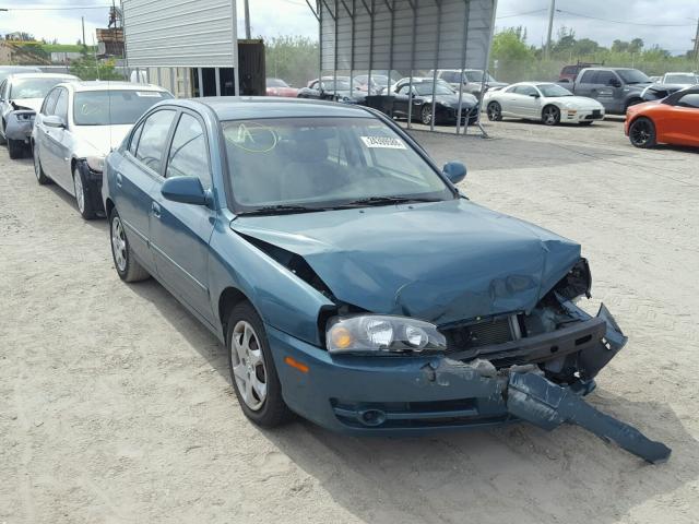 KMHDN46D36U281910 - 2006 HYUNDAI ELANTRA GL TEAL photo 1