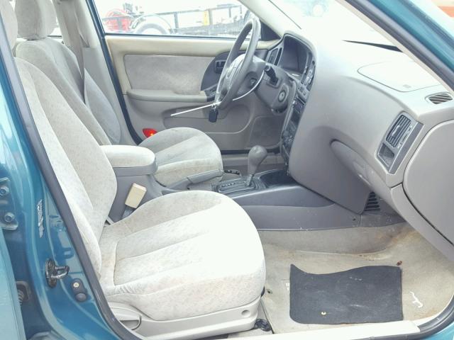 KMHDN46D36U281910 - 2006 HYUNDAI ELANTRA GL TEAL photo 5