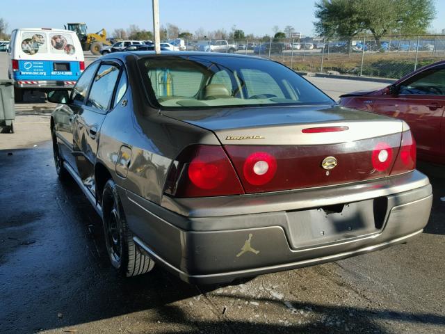 2G1WF52E039437210 - 2003 CHEVROLET IMPALA GOLD photo 3