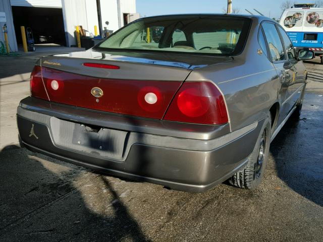 2G1WF52E039437210 - 2003 CHEVROLET IMPALA GOLD photo 4