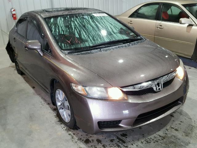 2HGFA1F96AH504084 - 2010 HONDA CIVIC EXL GRAY photo 1