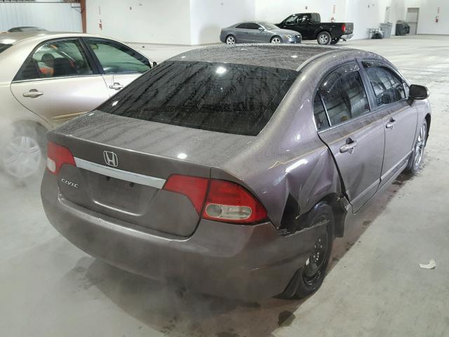 2HGFA1F96AH504084 - 2010 HONDA CIVIC EXL GRAY photo 4