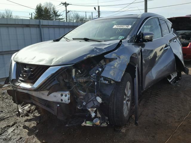 5N1AZ2MH1FN210782 - 2015 NISSAN MURANO S CHARCOAL photo 2