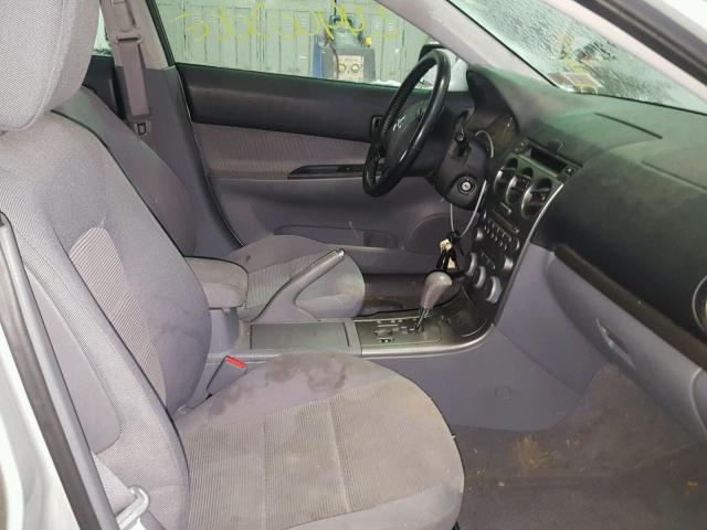 1YVHP82D055M73835 - 2005 MAZDA 6 S GRAY photo 5