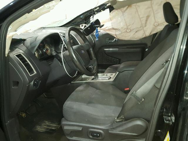 2FMDK38C67BA50689 - 2007 FORD EDGE SEL BLACK photo 5