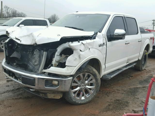 1FTEW1EF6GKD62453 - 2016 FORD F150 SUPER WHITE photo 2