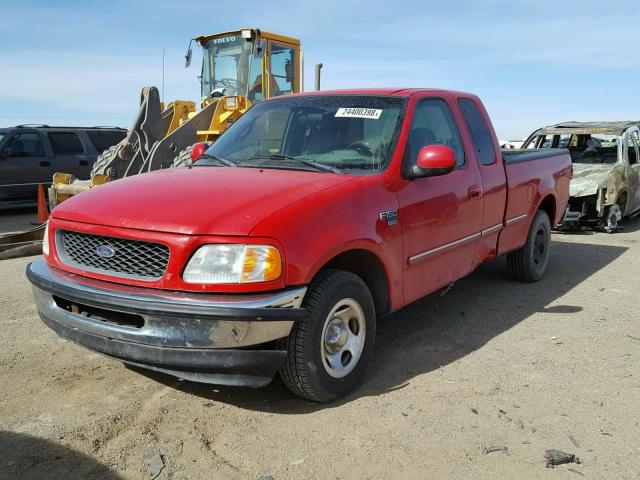 1FTZX1767WKC07078 - 1998 FORD F150 RED photo 2