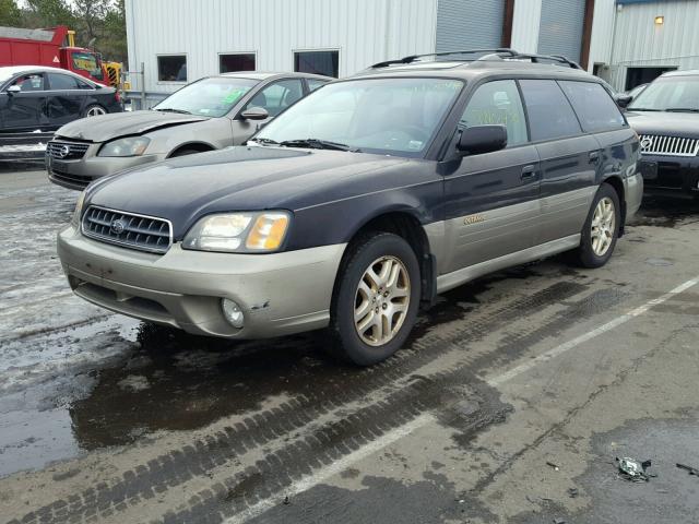 4S3BH686237632958 - 2003 SUBARU LEGACY OUT BLACK photo 2