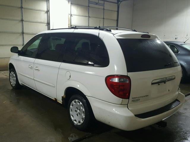 2C4GP44383R277947 - 2003 CHRYSLER TOWN & COU WHITE photo 3