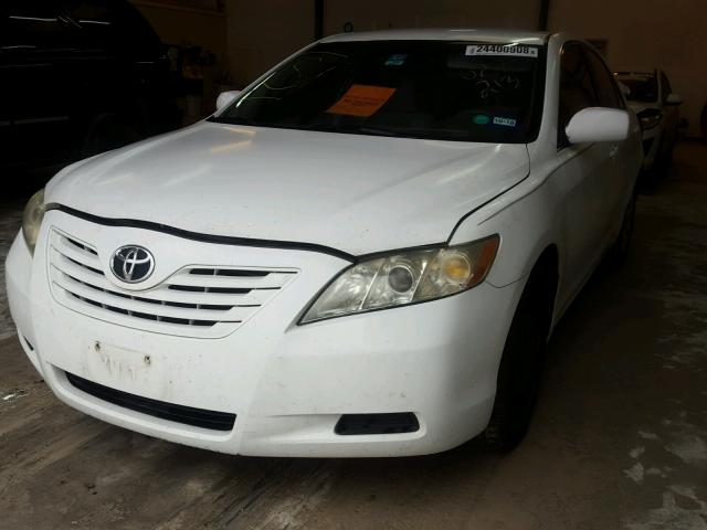 4T4BE46K78R027213 - 2008 TOYOTA CAMRY CE WHITE photo 2