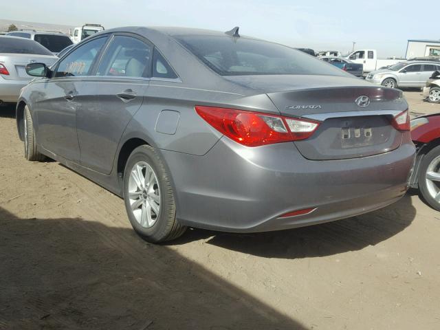 5NPEB4AC3BH068136 - 2011 HYUNDAI SONATA GLS CHARCOAL photo 3