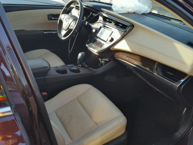 4T1BK1EB4FU164559 - 2015 TOYOTA AVALON XLE MAROON photo 5