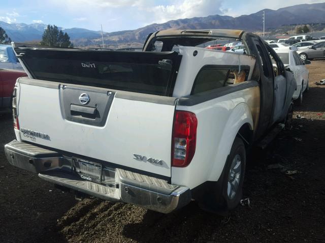 1N6AD0CW5DN746670 - 2013 NISSAN FRONTIER S WHITE photo 4