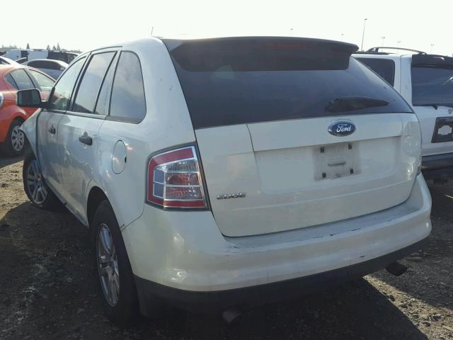 2FMDK36CX7BB07785 - 2007 FORD EDGE SE WHITE photo 3