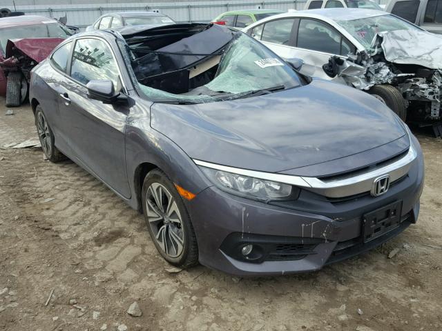 2HGFC3B33GH351972 - 2016 HONDA CIVIC EX ნაცრისფერი ფოტო 1