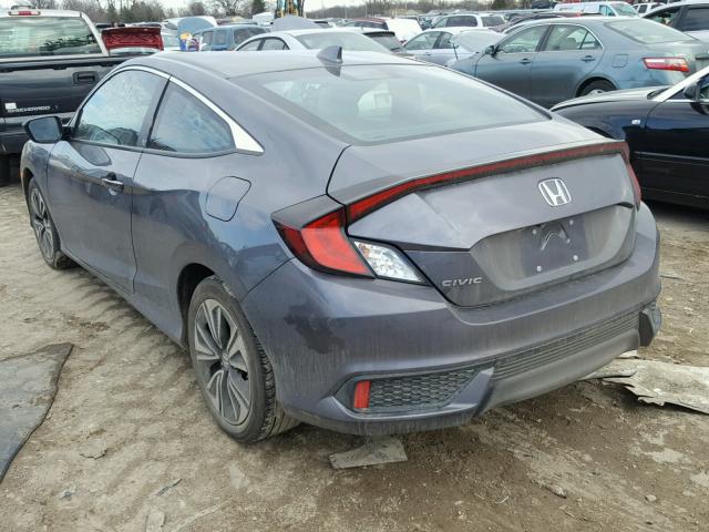 2HGFC3B33GH351972 - 2016 HONDA CIVIC EX ნაცრისფერი ფოტო 3
