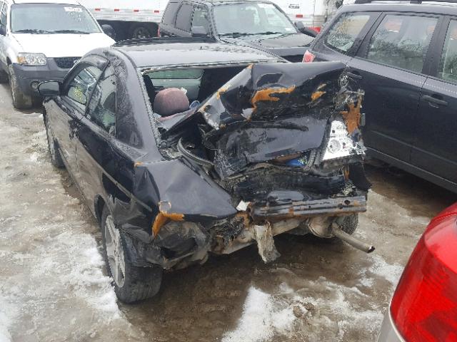 1HGEM21975L044247 - 2005 HONDA CIVIC EX შავი ფოტო 3